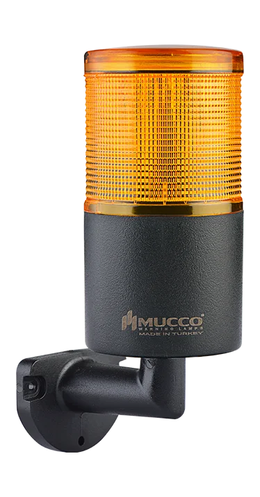 Best Selling High Light Led Signal Tower Warning Light Yellow Steady Light 24V/DC High Quality Signal Tower