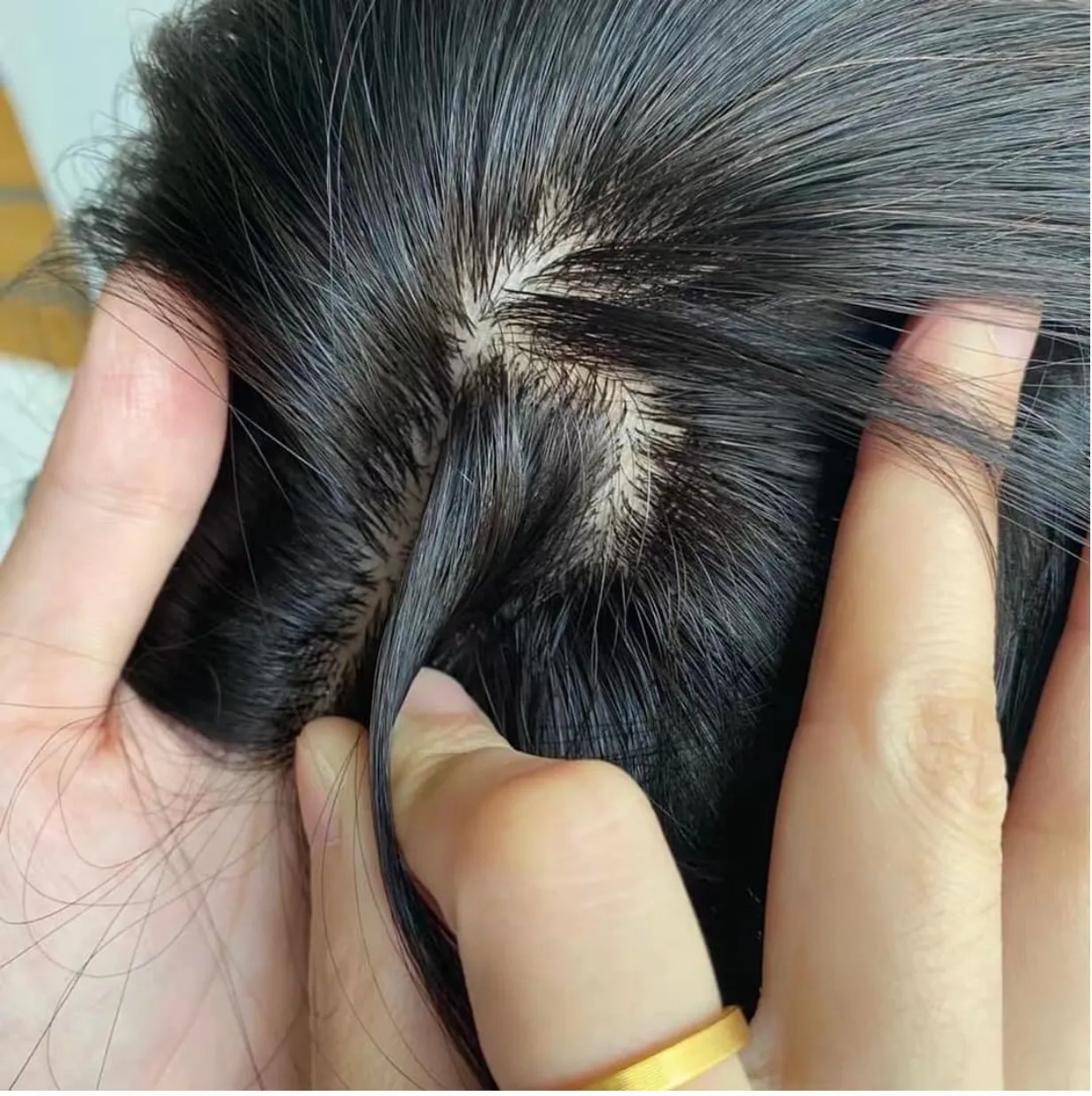 Wholesales Natural Straight Black Wig Virgin Hair From 100% Vietnamese Human Hair No Genius Weft