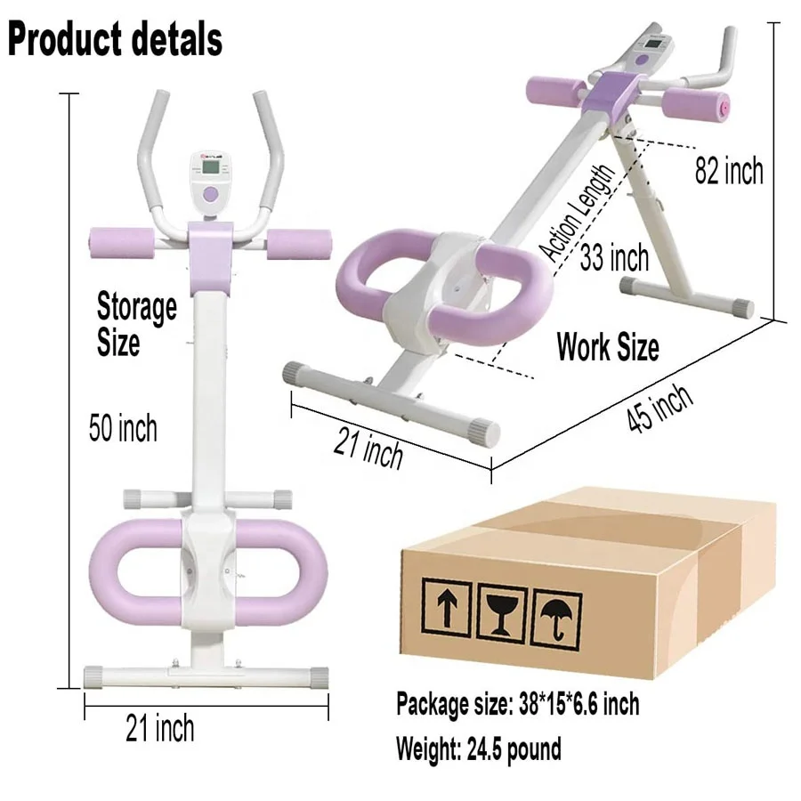 ZONWINXIN  Abdominal machine Ab exercise equipment can be adjusted for home gym abdominal muscle machine exercise equipment