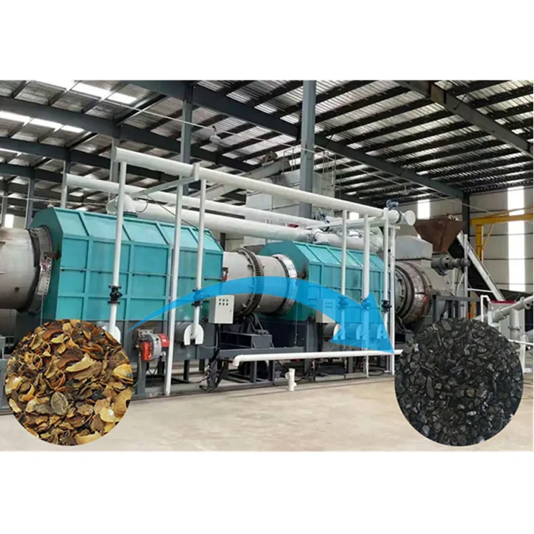 Beston Group Coffee Pistachio Pecan Shell Charcoal Making Machine to Carbon