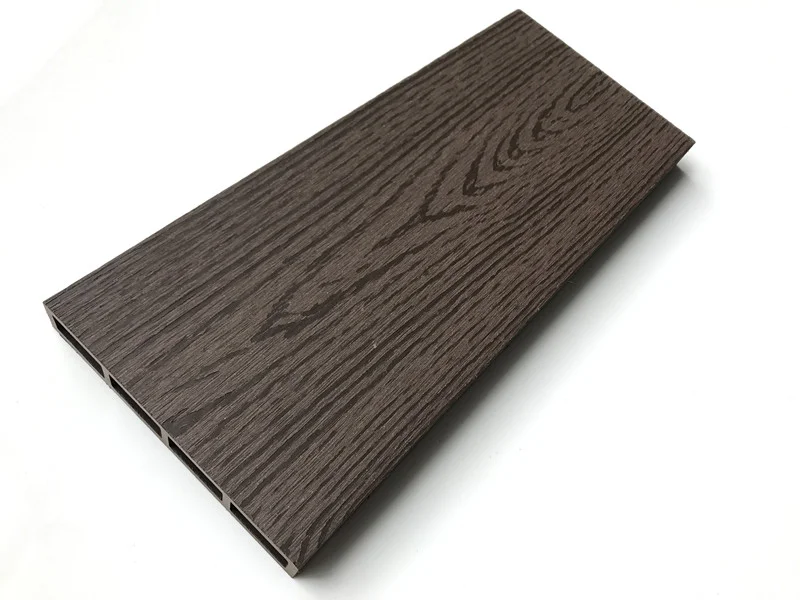 Outdoor Deep Wood Grain Wood Plastic Composite Fencing Boards
