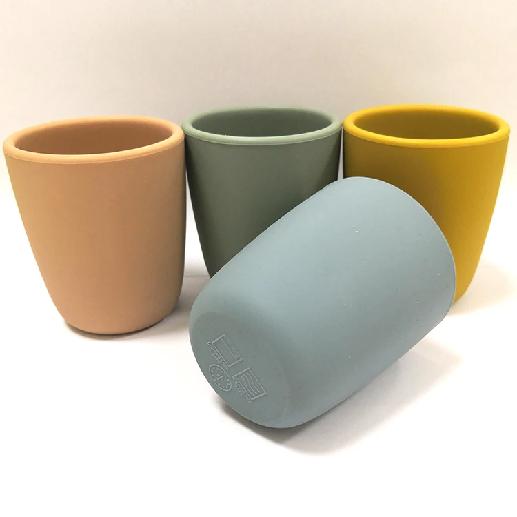 Детская силиконовая чашка