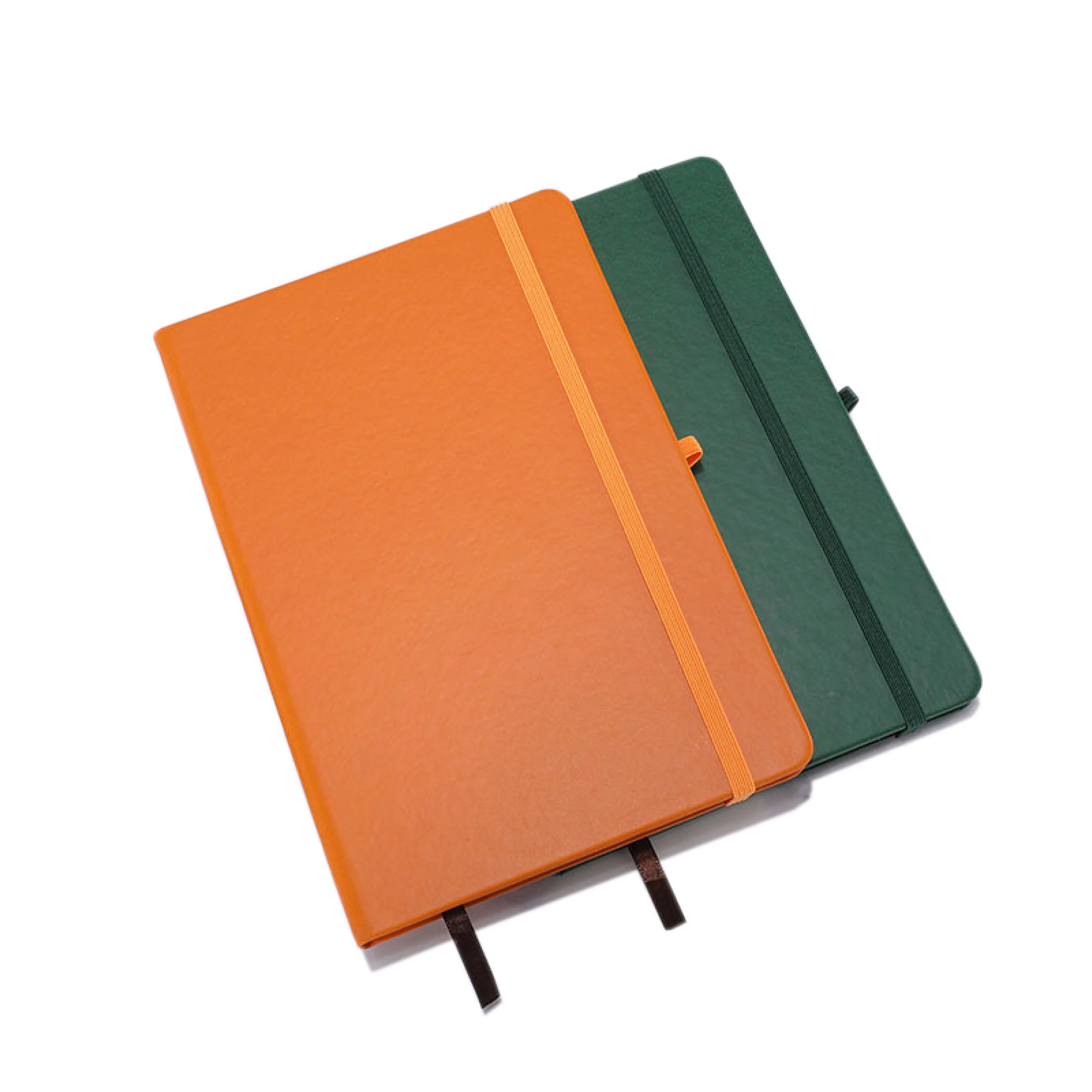 Promotional stationery dairy elastic band OEM Notepad Gifts Custom printed logo A5 Hardcover PU leather Notebook