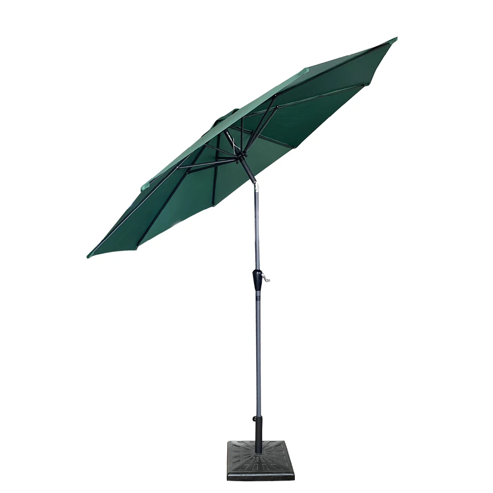 HOT China factory wholesale iron market large sun parasol umbrella patio