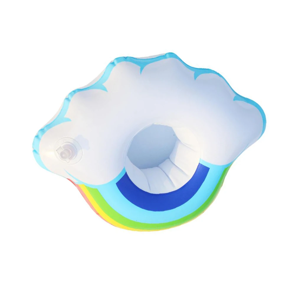 Wholesale cheap new PVC cloud outdoor custom swimming pool inflatable party floating bar drink cup holder toys