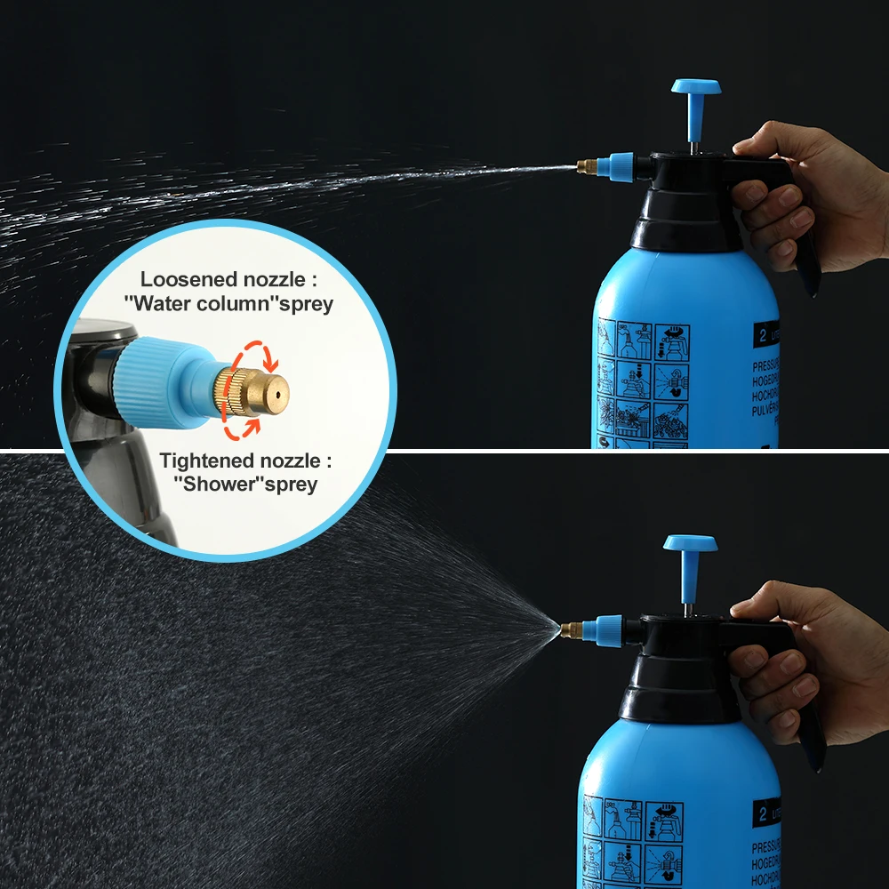 2 Liter Watering Pump manual pressure water fog sprayers Agricultural handheld hand pressure plant mist sprayer machine