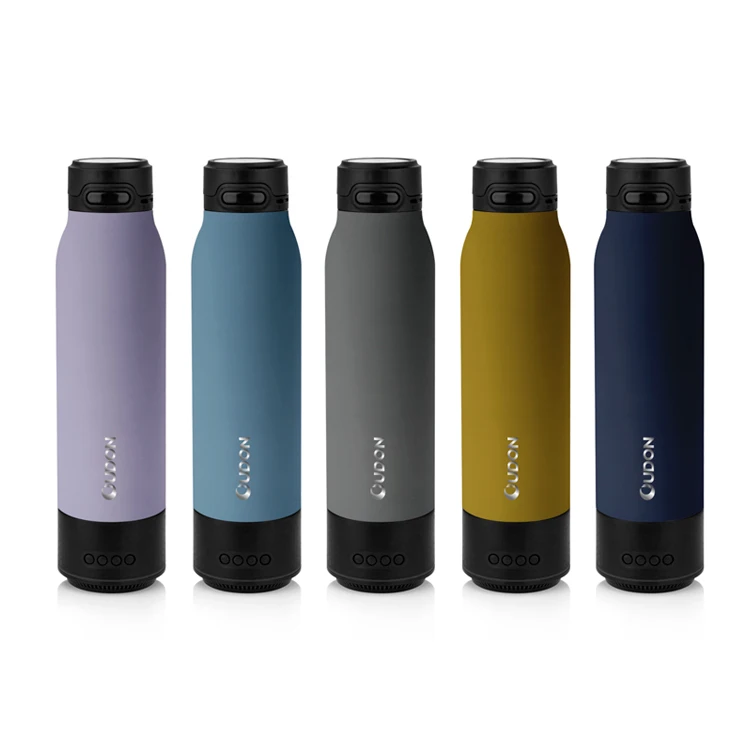 Custom 25oz Double Wall Stainless Steel Water Bottle Vacuum Insulated Water Bottle with Music Speaker