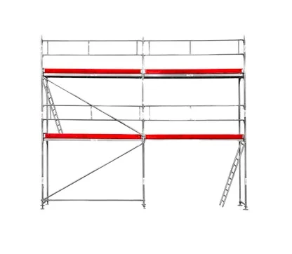 Layher Blitz system scaffolding aluminium layher facade scaffolding