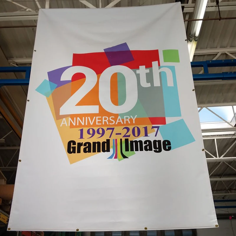 Custom printed supermarket advertising frontlit flex banner vinyl christmas banner for promotion