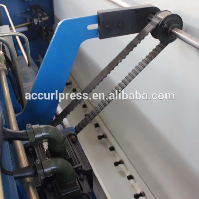 Accurl 100T*3200 hydraulic steel plate press brake bending machine 3+1 axes steel plate folding machine