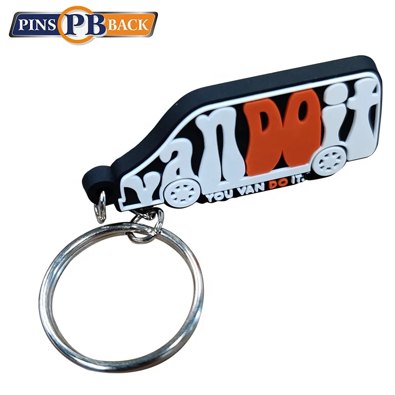 Cheap factory price personalized rubber soft pvc souvenir keychain