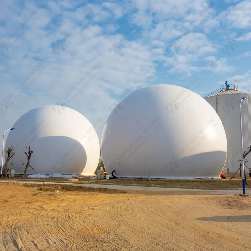 Automatic Control Membrane biogas gasholder balloon for biogas plant