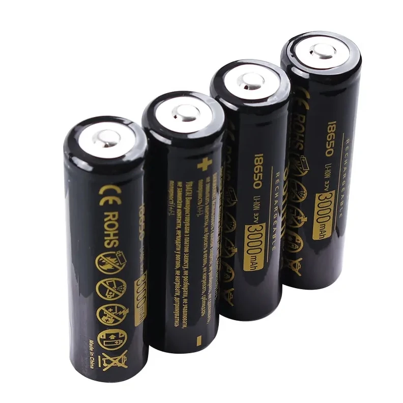 Sofirn Rechargeable 3000mAh 18650 Battery Pre-charged 3.7V Li-ion 18650 Cell Rechargeable Batteries for LED Flashlight