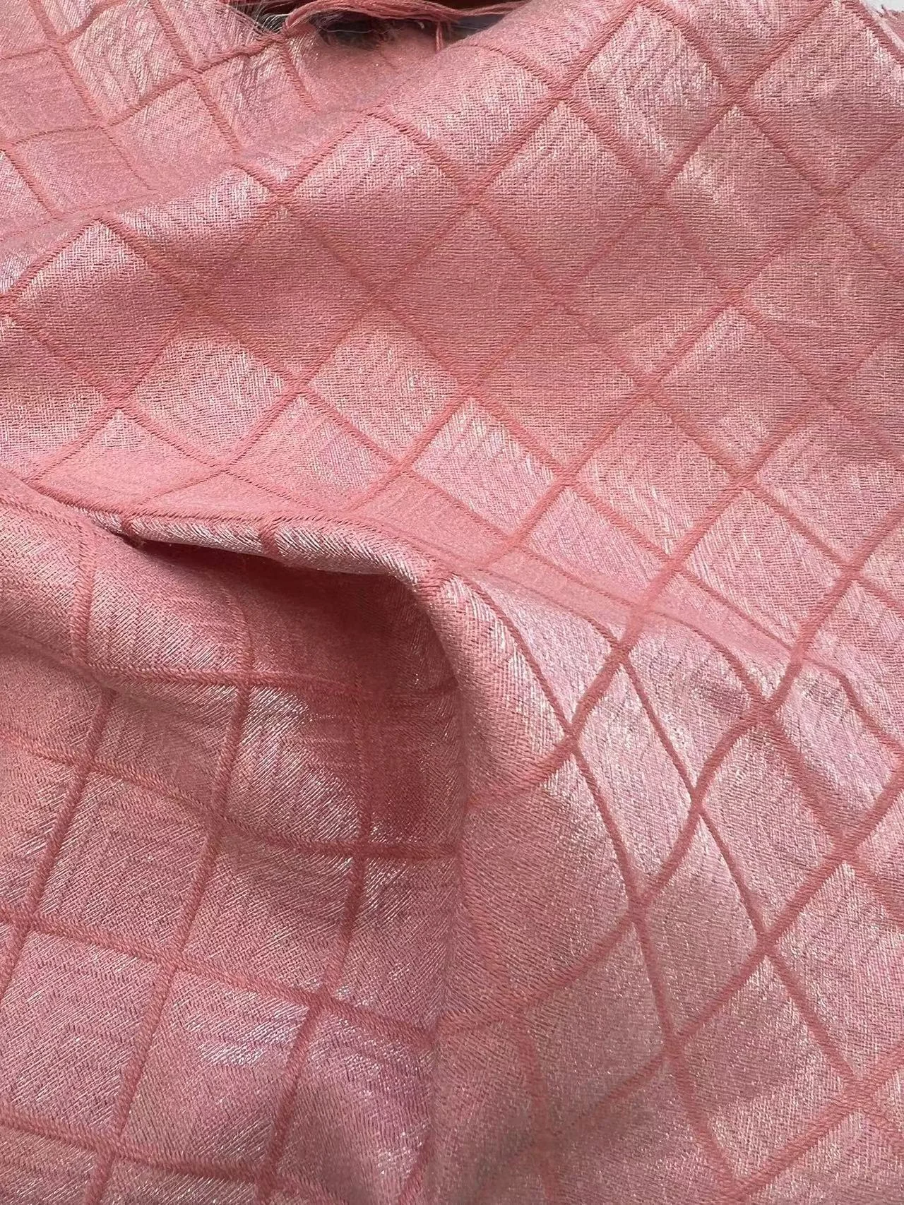 Shiny Jacquard Brocade fabric embroidery fabric for dress coat