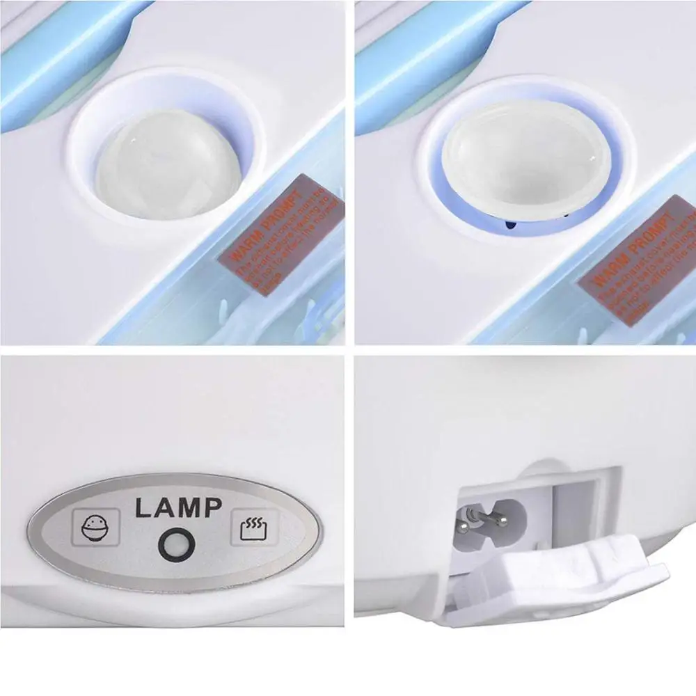 12V and Home Use 110V 2 in 1 Hot Lunch Box Food Storage Container electric heating plastic lunch box