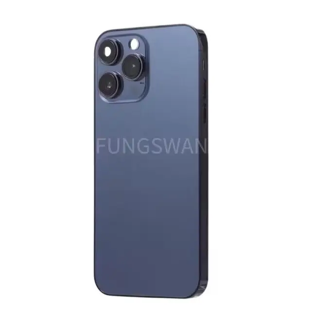 New Housing For 14 Pro Max For iPhone XR into 14 Pro max Battery Cover Case Xr Change 14Pro mobile phone battery back cover