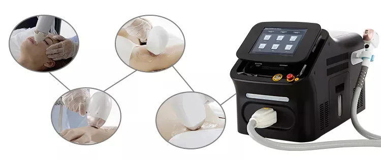 ADSS beauty salon equipment portable 808nm diode laser hair removal machine