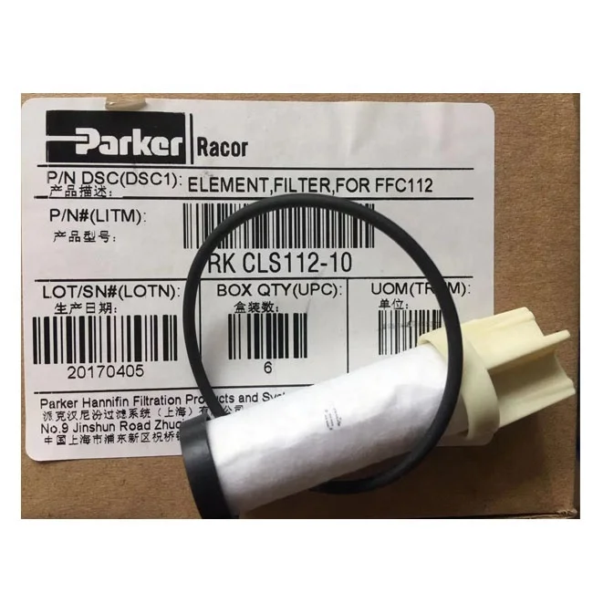 CLSGenuine original Parker Racor FFC-112 SAE-10-PHC high pressure cng gas fuel filter assembly
