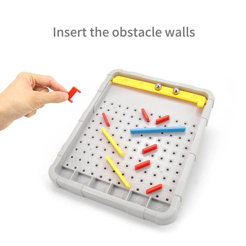 Kidewan STEM Educational Gravity Powered Logic Bead Track  Maze Toys Board Game For Kids Toddler Intelligent Training