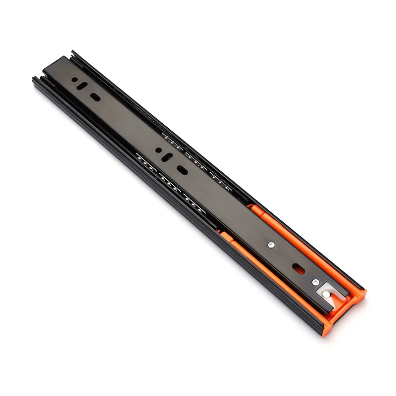 Hot Sale Soft Closing 53mm Tool Box Telescopic Slide Heavy Duty Ball Bearing Drawer Slide