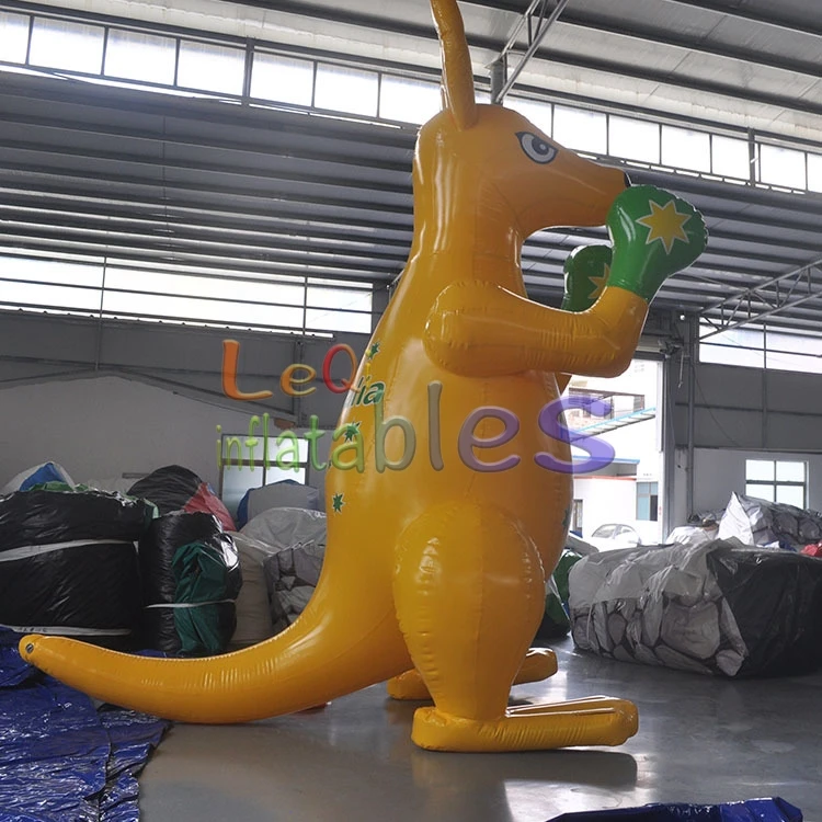 5m giant boxing kangaroo inflatable Australia animal event cartoon model outdoor display inflatable kangaroo cartoon dolls