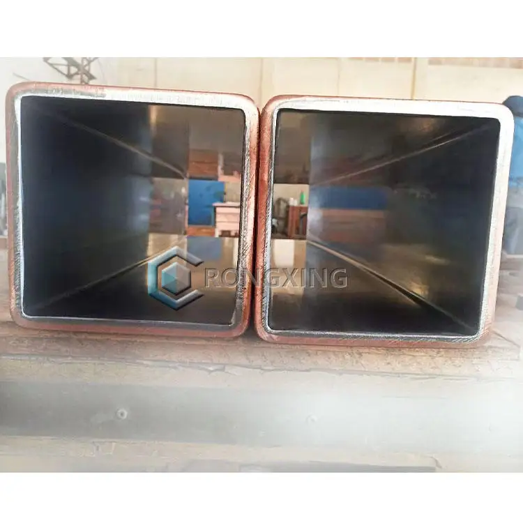160x160 SQR Square Billet Copper Mould Tube With Cobalt Nickel and Chromium Coating