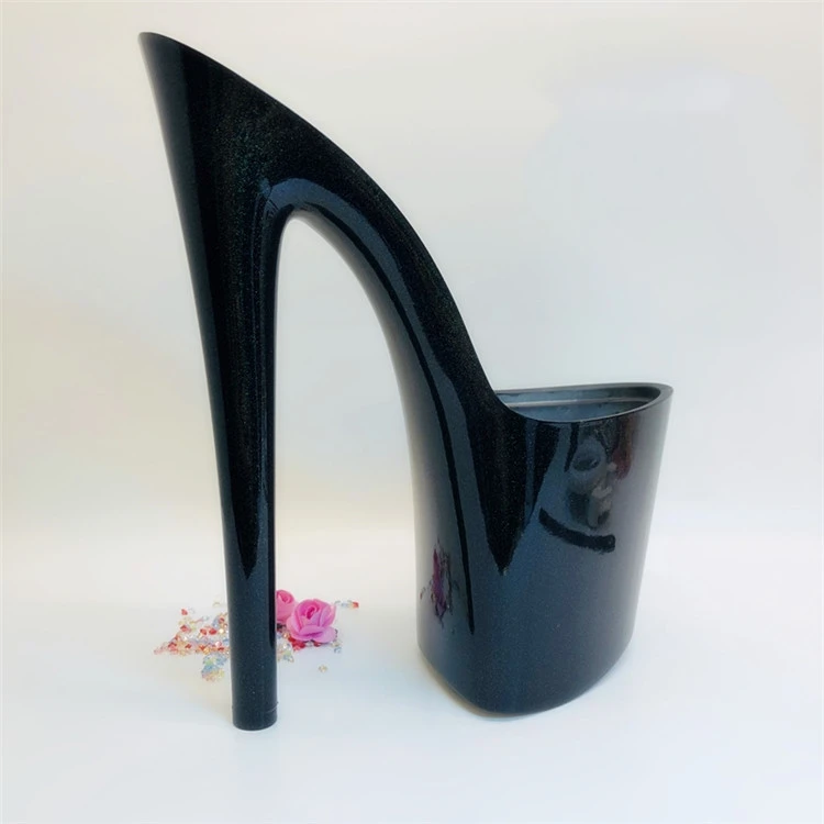 20 cm Transparent platform sole and heel for shoes making