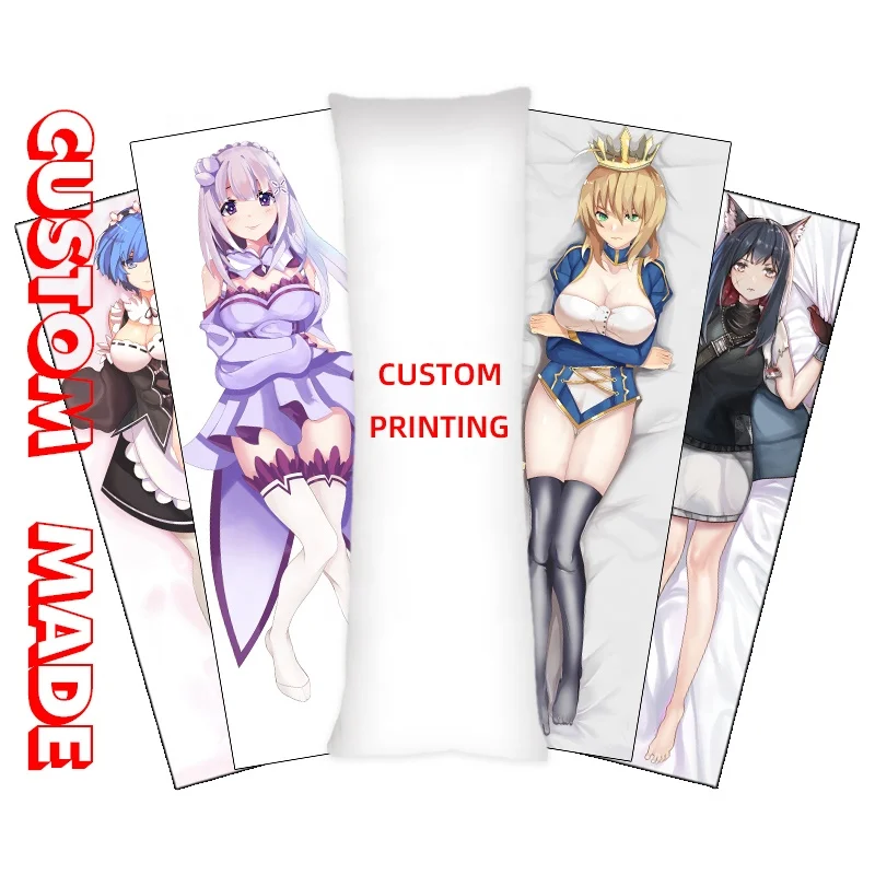 Manufacturers to figure out custom naked anime  body pillow cover