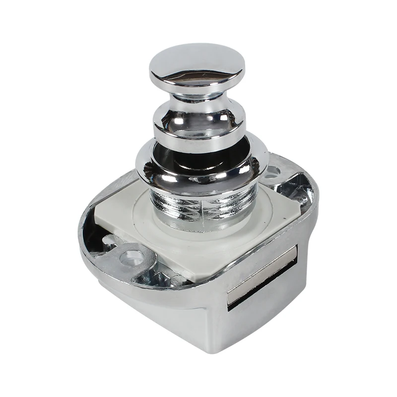 HEYRV-Высокое качество ABS + цинковый сплав хромированный цвет 20 шт./кор. караван автодом кнопочные замки для шкафа