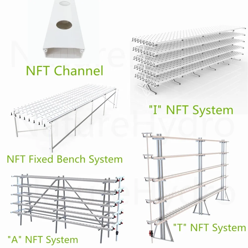 hydroponic growing systems pvc nft hydroponic gully pipe