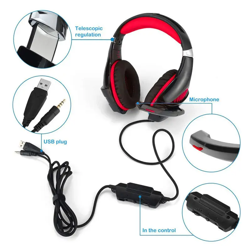 Customized Colorful And Comfortable Wearing Gaming Headset Noise Reduction Headset Gaming
