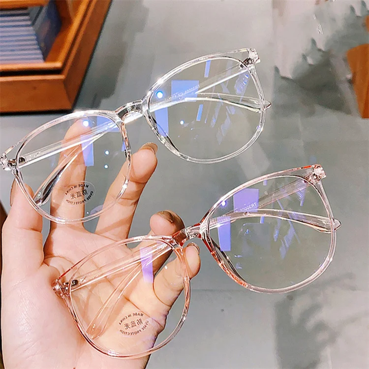 2023 Cheap New Retro Round Anti-Blue Light Blue Light Blocking optical Fashion Women anti blue-ray Eye Glasses eyeglasses Frames