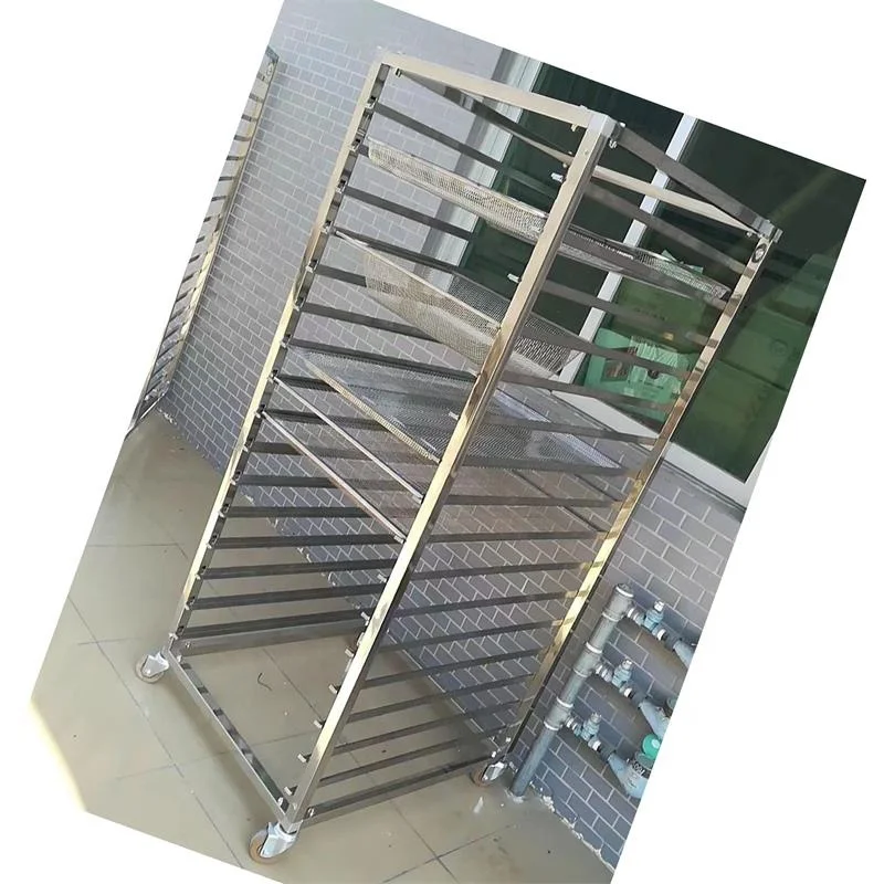 Stainless Steel Food Trolley Beverage Dessert Bakery racks 15 16 Layers Cooling drying Tray Rack Bread Trolley
