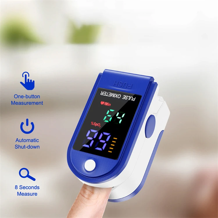 Accurate Detection Small Portable Pressure Blood Oxygen Saturation Monitoring Pulse Oximeters Finger Monitor, Oximetro Neonatal