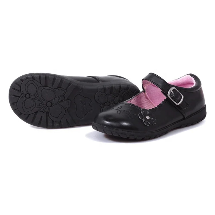 Black Children Performance Princess Dress Shoes School Shoes Girls Leather Shoes