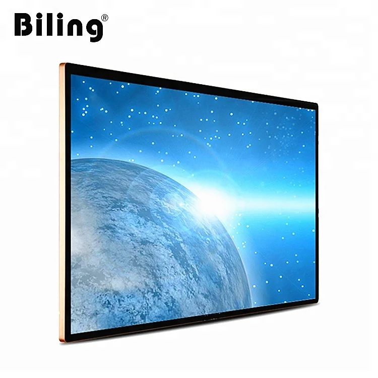 Full HD wall mounted lcd samsung lcd panel advertising display /LCD digital signage wall mount