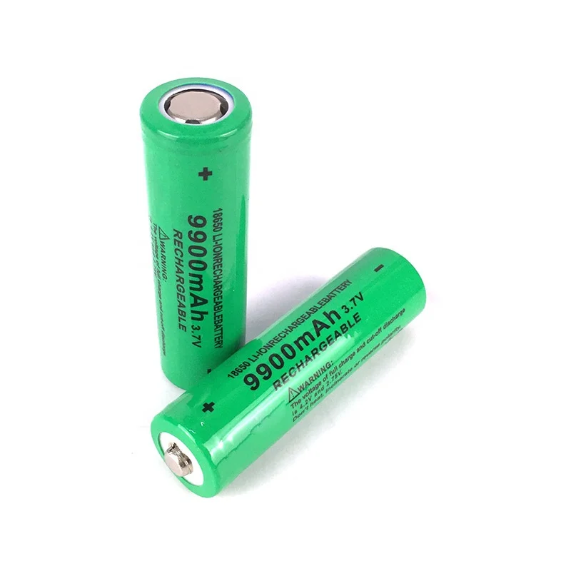 Li Green 9900 mah 18650 Lithium Battery Li-ion Battery for Electronic Products Flashlight