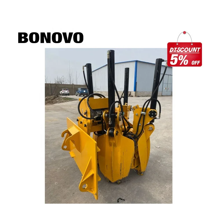 High Quality BONOVO tree  mover transplanting machine tree transplant pliers optimal tree spade for sale