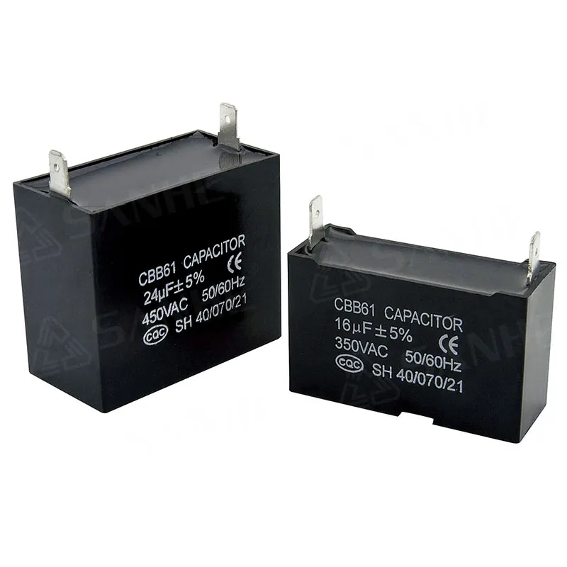 CBB61 300Vac 4uF Fan Capacitor for Air Conditioning Accessories