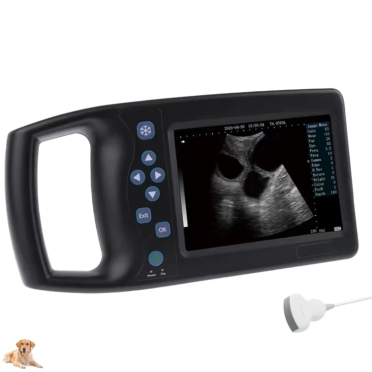 Handheld Veterinary Ultrasound Machine Portable With Convex Probe Vet Ultrasound Scanner for Animal