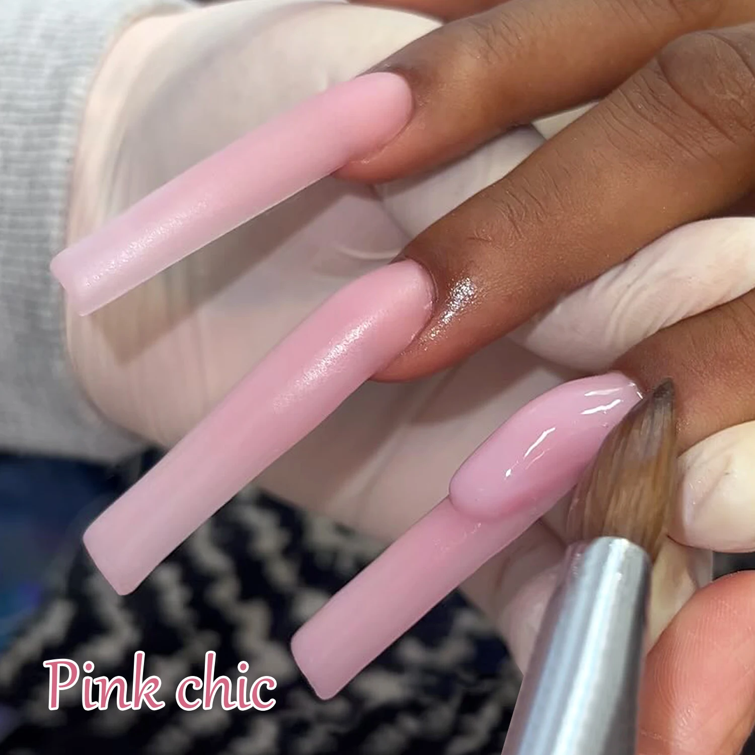 RTS Customized Color 1oz Volume Fast Drying Acrylic Nail Powder High Quality with Custom Logo Model Number Cover Pink