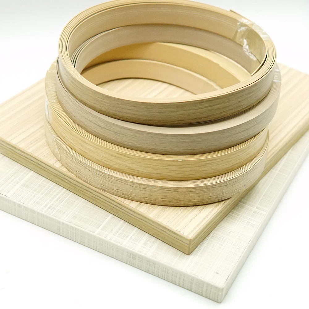 MDF Board pvc plastic edge banding lip, cabinet edge trim
