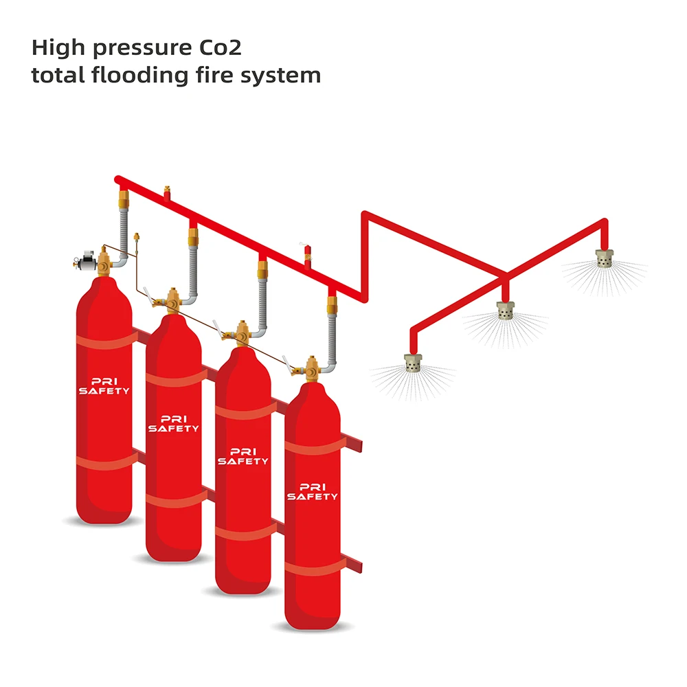 Total Flooding Fire Prevention and Control with CO2 Fire System