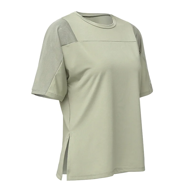 lulu Seamless Shirts for Women Short Sleeve Fitness Wear Lightweight Gym Athletic yoga Tops