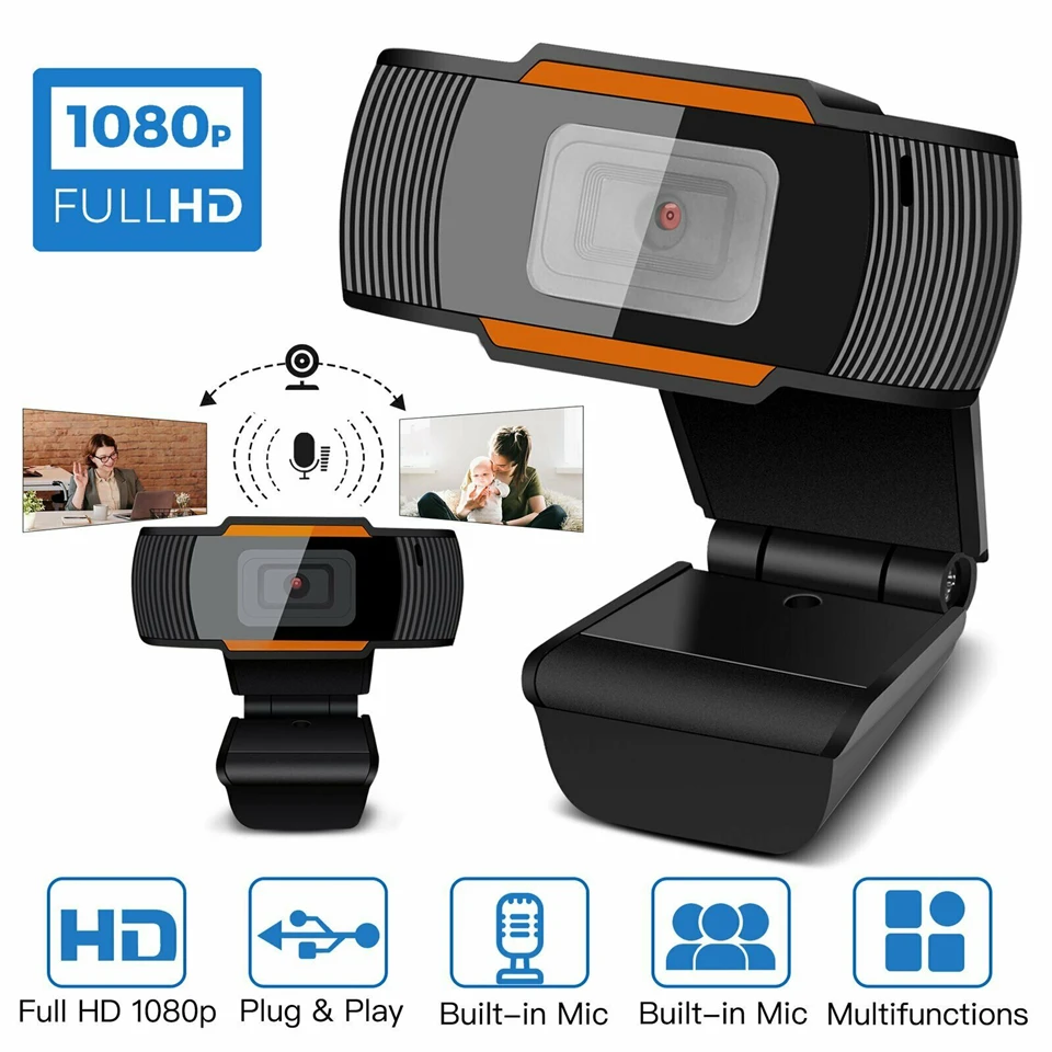 Веб-камера 1080P Full HD USB с