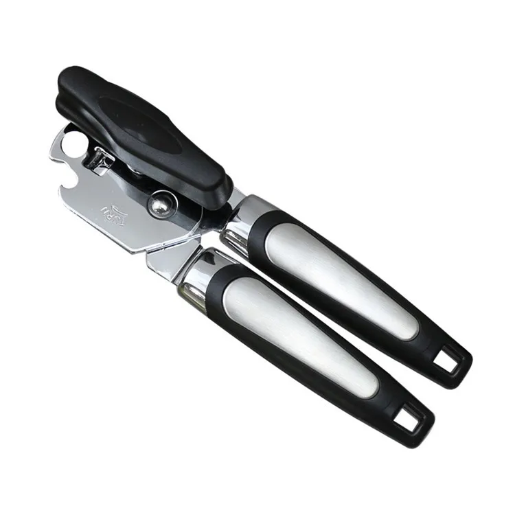 Amazon Hot Sale 3 In 1 Multifunctional Manual Stainless Steel Tin Openers Can Openers With Anti Slip Handle
