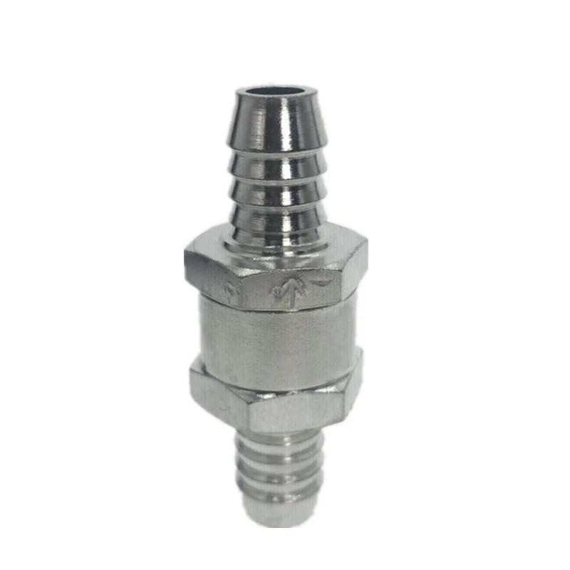 Fuel Non Return Check Valve Valves Aluminium Alloy One Way 6/8/10/ 12mm 4 Size Oil OEM High Temperature General 3 Years Manual