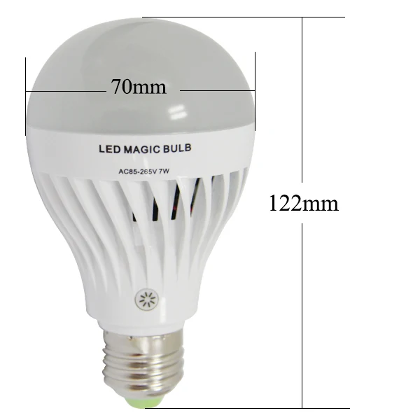 VCAN Remote Control LED Emergency Bulb 7W E26 E27 B22 Intelligent Rechargeable Emergency Light LED Bulbs