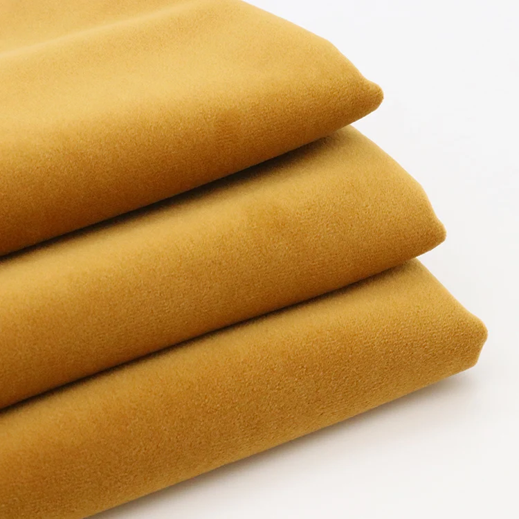 Custom 250gsm Holland Velvet Fabric for Upholstery Plush Velvet Fabric for Sofa cushion fabric