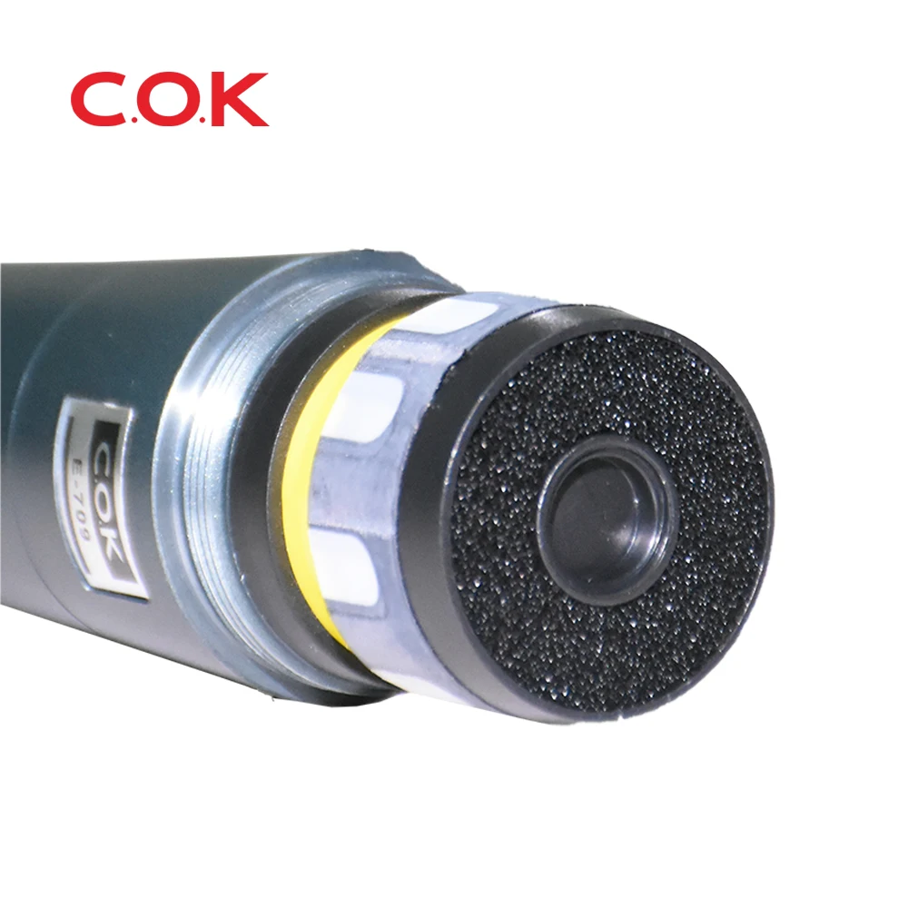 COK cheap plastic Wired cardioid Dynamic Microfone Handheld Vocal Microphone